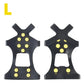 2pcs 10 Steel Studs Crampons Snow Grips Cleats for Ice and Snow Anti-Slip Rubber Traction Cleats Hiking Walking Climbing Jogging