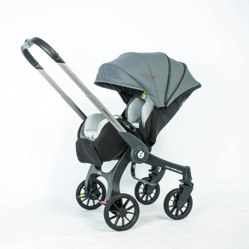 Baby Stroller, Multifunctional Stroller Foldable with Car Seat Baby Car Carriage Portable Baby Stroller 3in1