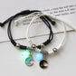 2PC Fashion Luminous Beads Star Couple Bracelet for Women Men Charm Cat Flower Heart Moon Love Matching Friend Bracelet Jewelry