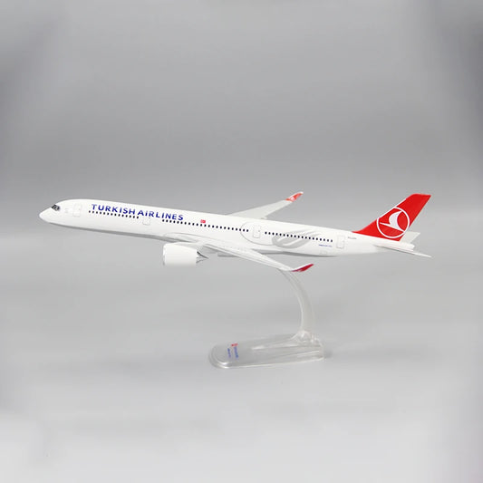 1/200 Scale A350 A350-900 Turkish Airline Aircraft Plastic ABS Assembly Plane Model Airplanes Model Toy For Collection