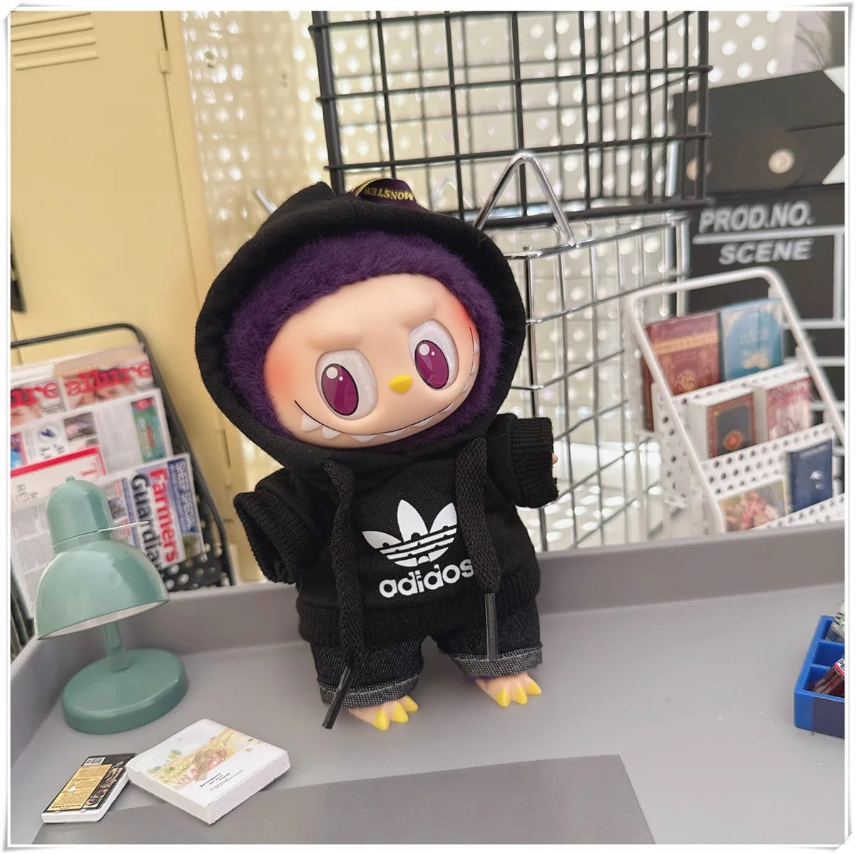 Doll Clothing Fashion Hoodie and Pants Set Korean
