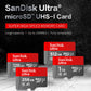 100% Original SanDisk Micro SD Card A1 A2 Memory Card 32GB 64GB 128GB 256GB 512GB 1TB microSD TF Card Storage UHS-I Cards U1 U3