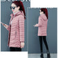 New Women Cotton Coat Autumn Winter Jacket Coat Middle-Aged Elderly Mothers Padded Hooded Keep Warm Down Cotton Overcoat Parkers