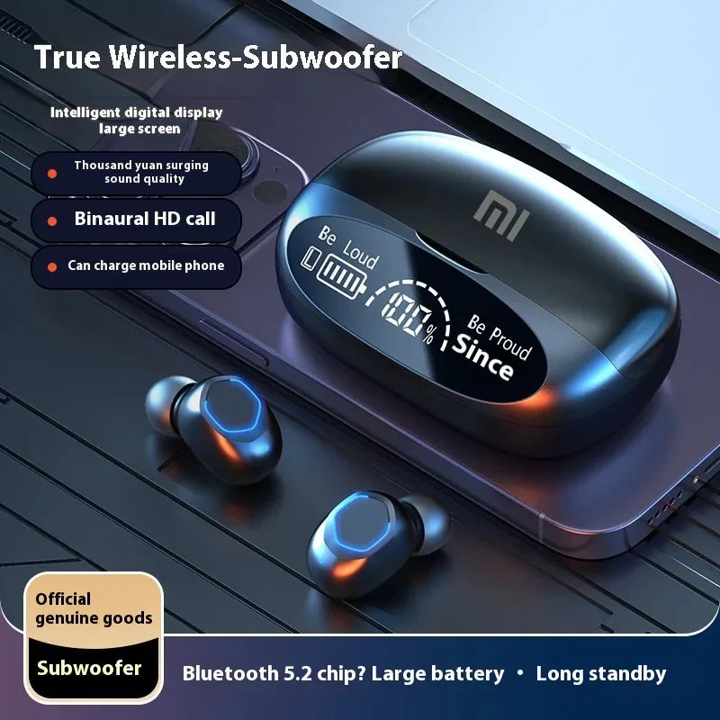 Xiaomi M22 Wireless Bluetooth Original TWS Earphones Noise Reduction Waterproof Stereo Display Sports Earphones with Microphone