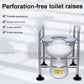 Raised Toilet Seat Elevated Toilet Seat Height Adjustable Toilet Seat Frame Toilet Seat Riser for Handicapped Disabled