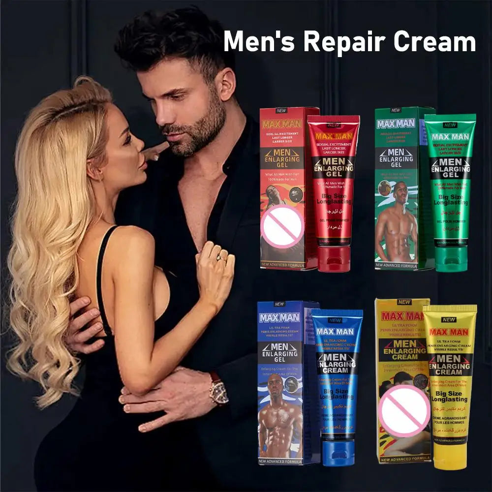 Men's Private Repair Cream Intimate Gel for Dick Help Male Potency Cock Growth Thickening Delay Sexual Enhanced Cream