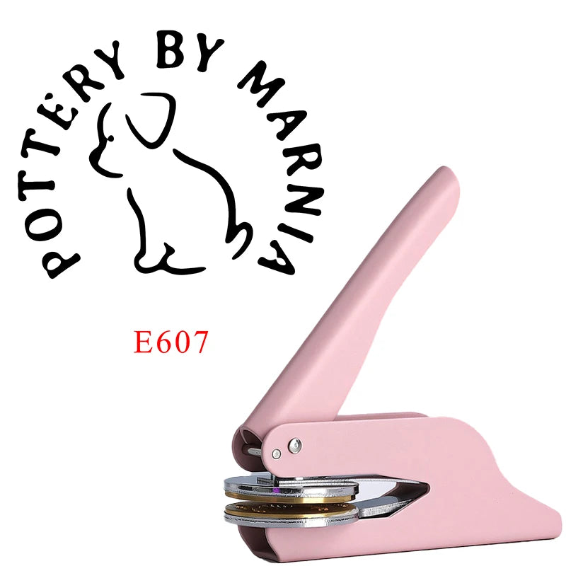 Custom Embosser Stamp LOGO DIY Personalized Book Embosser Seals for Letter Head Wedding Envelope Graduation Christmas Decoration