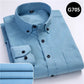 Plus Size 6XL 2025 Autumn/Winter Warm Quality 100% Cotton Corduroy Long Sleeved Button Collar Casual Shirts For Men Comfortable