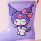 Sanrio Children's Rain Boots Cute Kuromi Melody Pachocco Non-slip Rain Shoes For Boys And Girls Waterproof Shoes Summer Summer