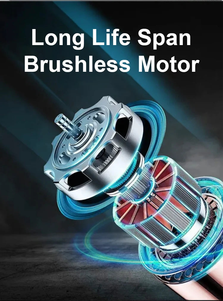 Heimerdinger Brushless Cordless Drill, 1300 In-lb(150N.m) Torque Electric Drill, 1/2" Driver-Drill,2 Variable Speed Drill