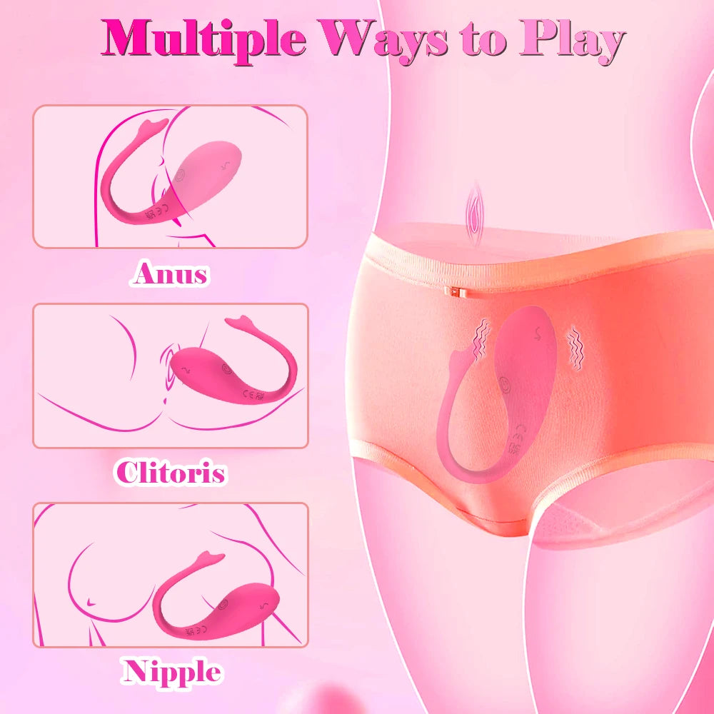 Wireless Bluetooth APP Vibrator Female Remote Control Egg Clitoris Stimulator G Spot Massager Sex Toys for Women Adults Panties