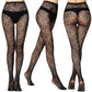 Sexy Mesh Stockings Print Patterns Flower Heart Skull Nylon Push Up  Slim Women Fishnet Tights Y2k Party Club Gothic Pantyhose