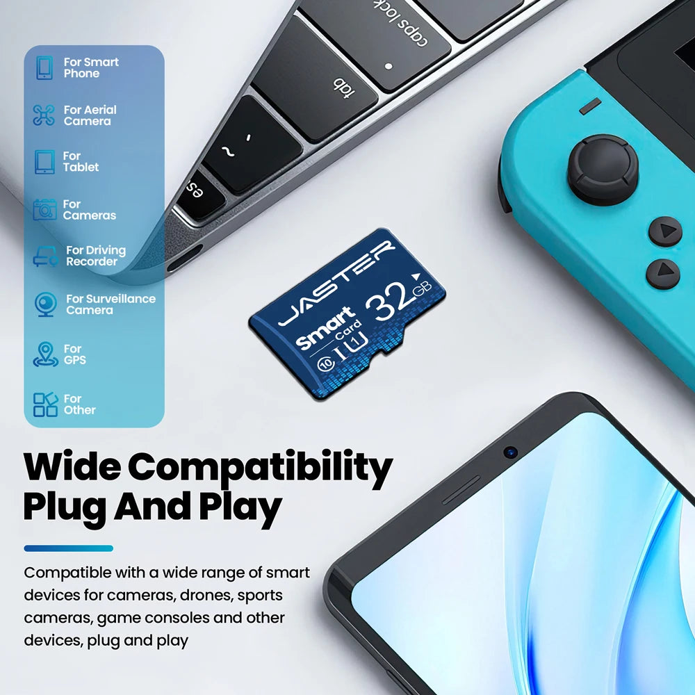 Micro Tf SD Card Class10 256GB 128GB 64GB 32GB 16GB Mini Memory Card Flash Drive Cartao De Memoria Storage Device Cle USB Stick