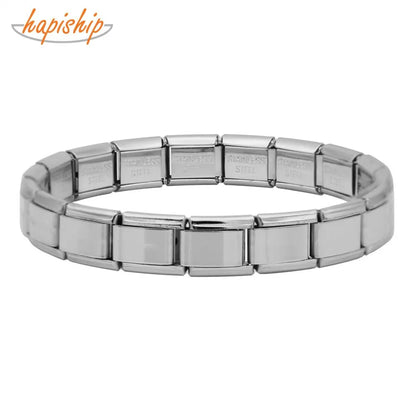 9mm Stainless Steel Bracelet Unisex | Silver Adjustable Chain for Women | Party & Daily Wear Trendy Jewelry Gift
