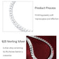 18K Gold/Silver Color 6mm Full Sideways Necklace 8/18/20/24 Inch Chain For Woman Men Fashion Wedding Engagement Jewelry
