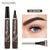 6 Colors 1pc Eyebrow Pen Waterproof 4 Split Tip Eyebrows Pen Eyebrow Tattoo Pen Waterproof Liquid Black Eyebrow Makeup Pencil