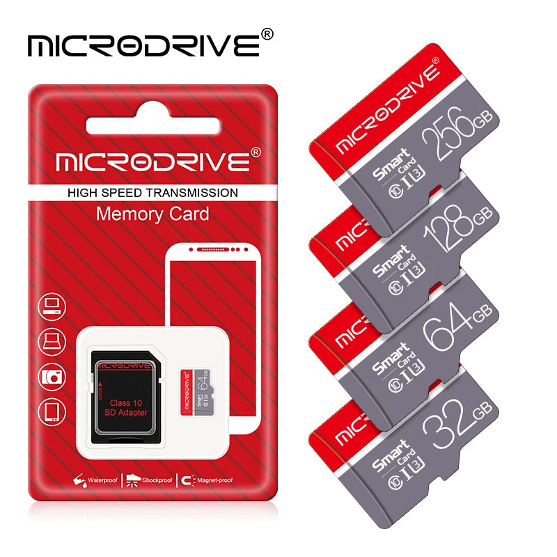 Memory Cards 8GB 16GB High Speed Micro TF SD Card 32GB 64GB Class 10 cartao de memoria 128gb 256gb Mini TF Card for smartphone