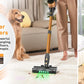 Cordless Vacuum Cleaner 8 in 1 Powerful Suction Lightweight,LED Display,45Mins Detachable Battery Vacuum for Floor/Carpet/Pet