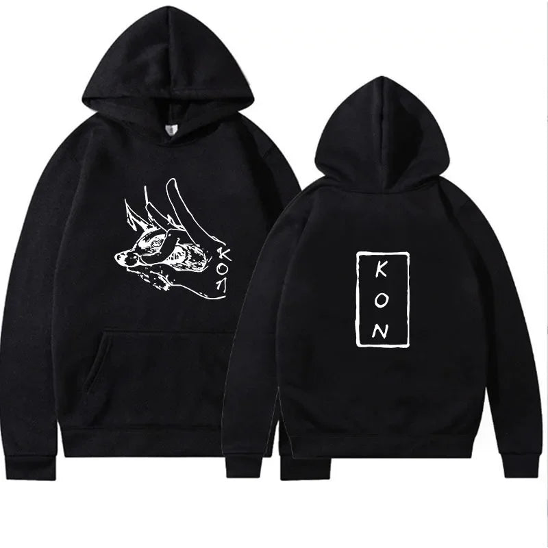 KON Japanese anime chainsaw man peripheral series printed sweatshirt new style letter long sleeve sweatshirt