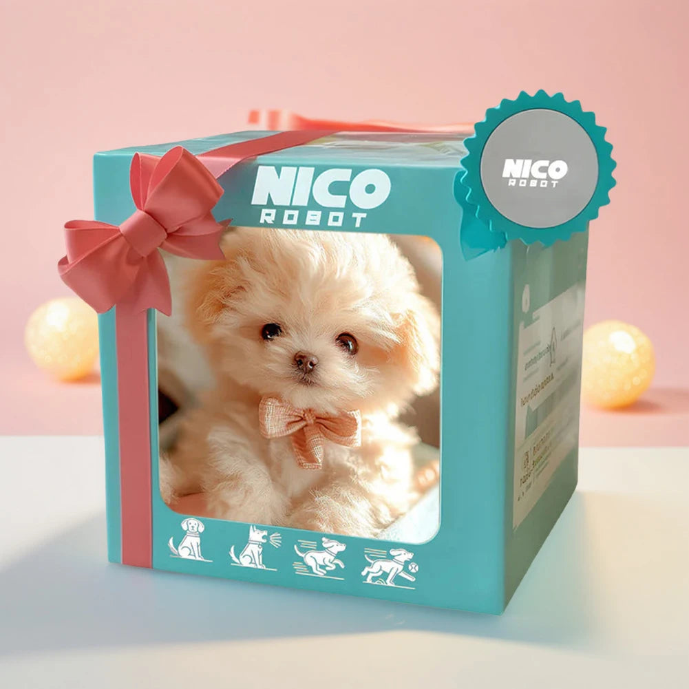 2026 New Cute Plush Robot Puppy Interactive Walking Simulated Puppy Barking Tail Wagging Puppy Plush Toy Chilren without Battery