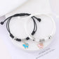 2PC Fashion Luminous Beads Star Couple Bracelet for Women Men Charm Cat Flower Heart Moon Love Matching Friend Bracelet Jewelry
