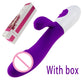 Silicone G Spot Dildo Rabbit Vibrator Dual Vibration 10 Speeds Female Vagina Clitoris Massager Adult Sex Toys For Women