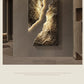 Light Luxury Entrance Decoration Mural Light Abstract Sandstone Texture Hanging Painting Atmospheric 2025 New High-End Corridor