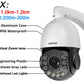 Max.512G Laser Infrared Metal Auto Tracking 4K 8MP 90X Optical Zoom 360° 2.4GHz 5GHz WIFI PTZ Speed Dome Surveillance IP Camera