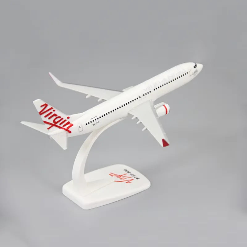 1:200 Scale Virgin Atlantic Flight B737-800 Alloy Passenger Aircraft Model Collection Display Boutique Decoration