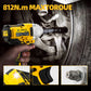 Brushless Impact Wrench 812N.m High Torque Cordless Electric Power Tool for Auto Repair/Construction For DeWalt 20V Battery Pin