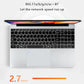 2025 New Original 15.6-inch Laptop Intel Core i7- 8500Y Laptop Windows 11 Pro 16GB DDR4 1TB SSD Gaming Office Learning Computer