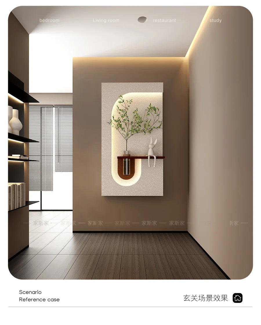 Jiasijia 2024 vase hydroponic decorative painting cream wind porch physical three-dimensional decorative