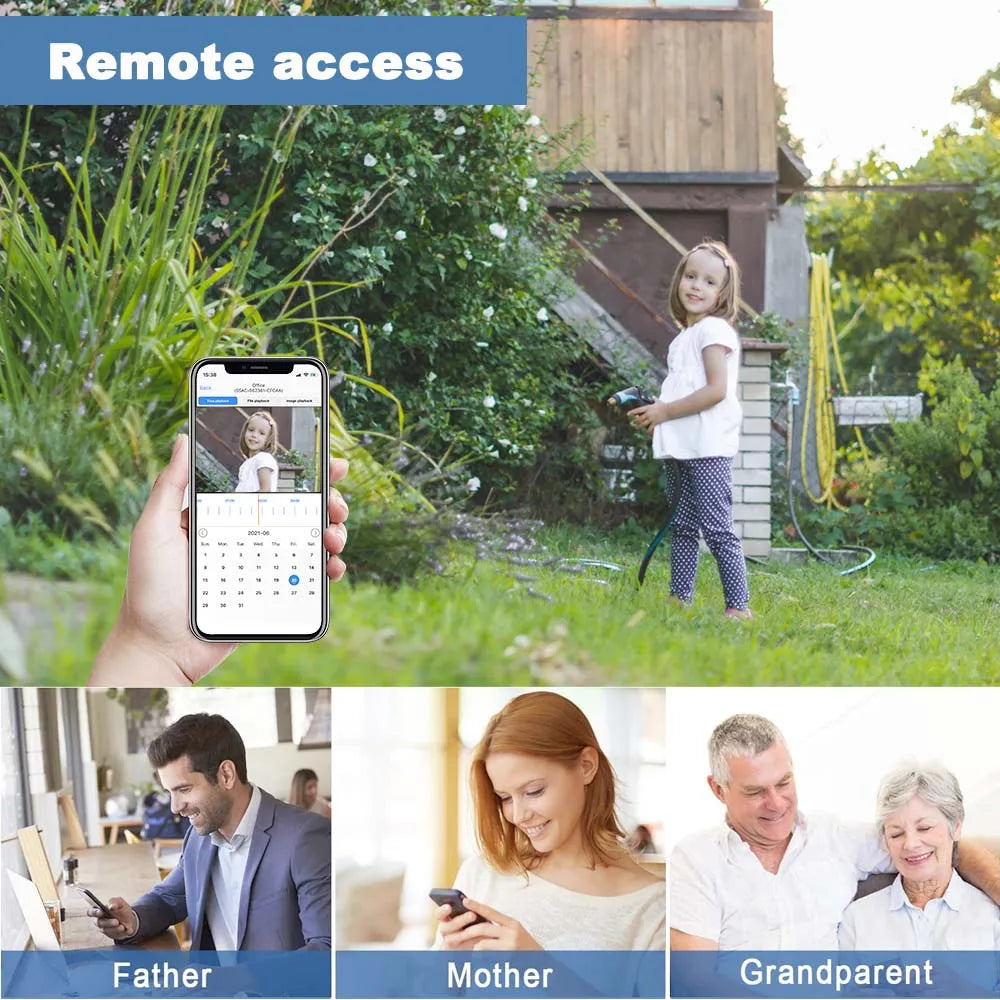 4K Dual Lens Camera Outdoor 10X Zoom PTZ 5K Triple Lens Security Cameras Auto Tracking 8K Four Lens Video Surveillance Webcam