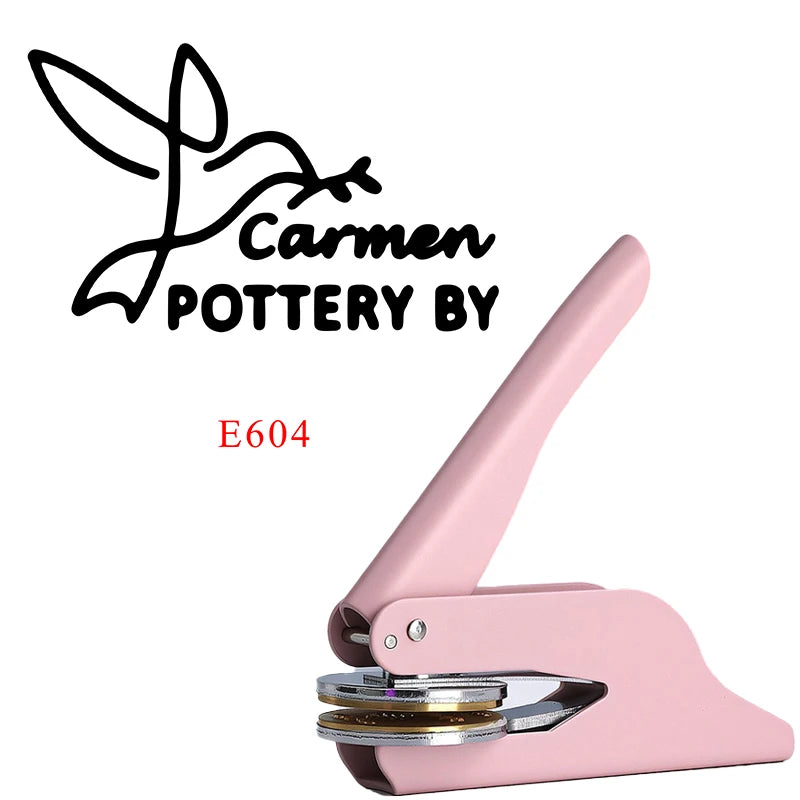 Custom Embosser Stamp LOGO DIY Personalized Book Embosser Seals for Letter Head Wedding Envelope Graduation Christmas Decoration