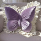 Princess Butterfly Office Pillow Ruffle Lace Living Room Bedroom Sofa Cushion Room Decor Plush Pillow Car Seat Companion Pillows