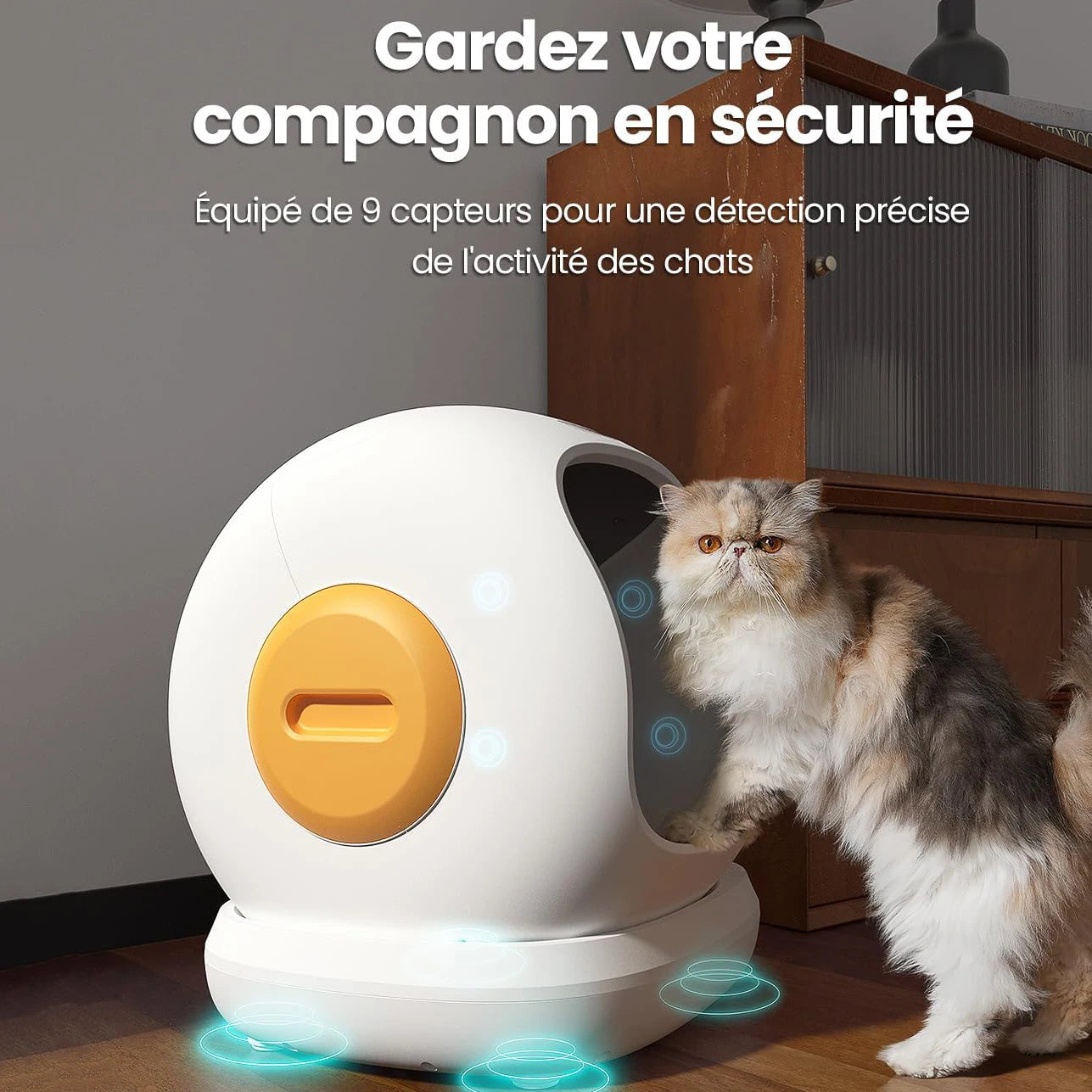 UBPet C20 75L cat automatic litter tray, super large capacity, anti-pincer, bathroom for cat