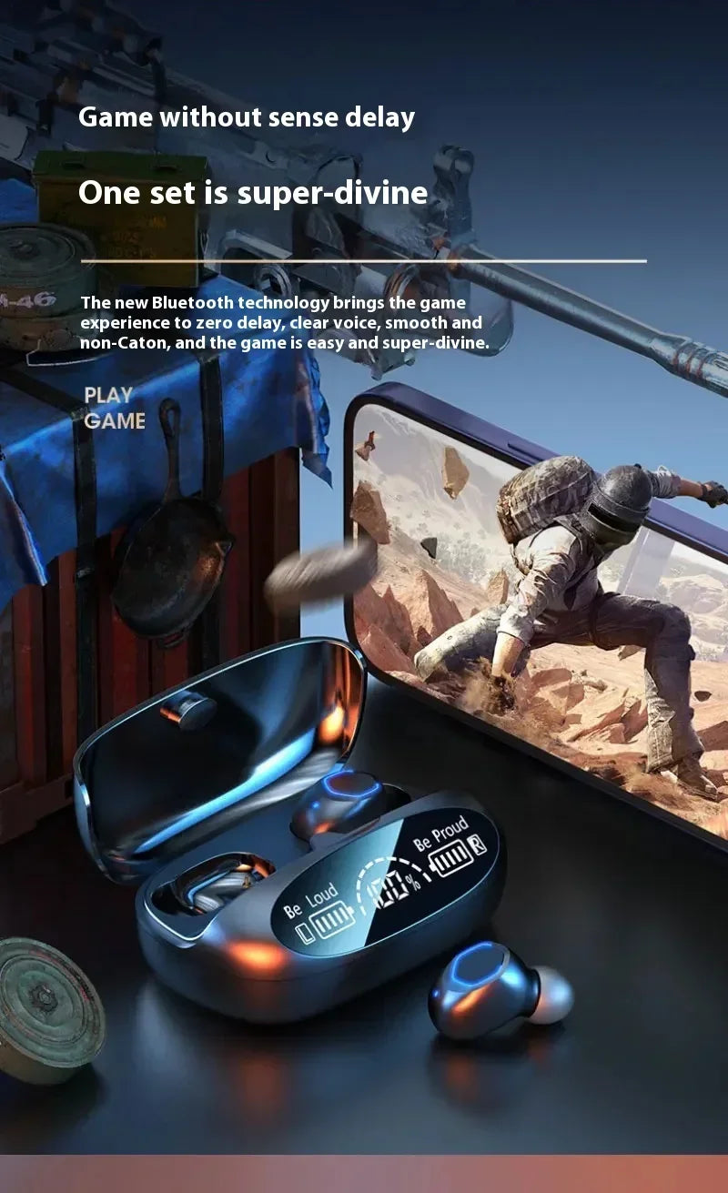 Xiaomi M22 Wireless Bluetooth Original TWS Earphones Noise Reduction Waterproof Stereo Display Sports Earphones with Microphone