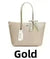 Classic French Fashion Women's Outdoor Large Capacity Lightweight Simple Commuting Big Bag Tote Bag Handbag Large