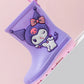 Sanrio Children's Rain Boots Cute Kuromi Melody Pachocco Non-slip Rain Shoes For Boys And Girls Waterproof Shoes Summer Summer