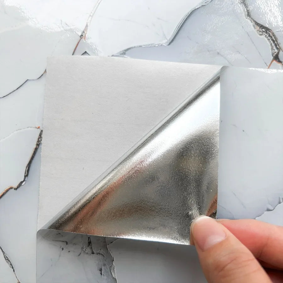Imitation Marble Self-adhesive Wallpapers for Kitchen Decoration PVC Peel and Stick Wall Stickers Faux Tiles Wall Papers Home