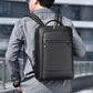 Executive Backpack Men PU Leather USB Charging Satchel Briefcase Office Travel Laptop Office Business Shoulder Back Pack Male