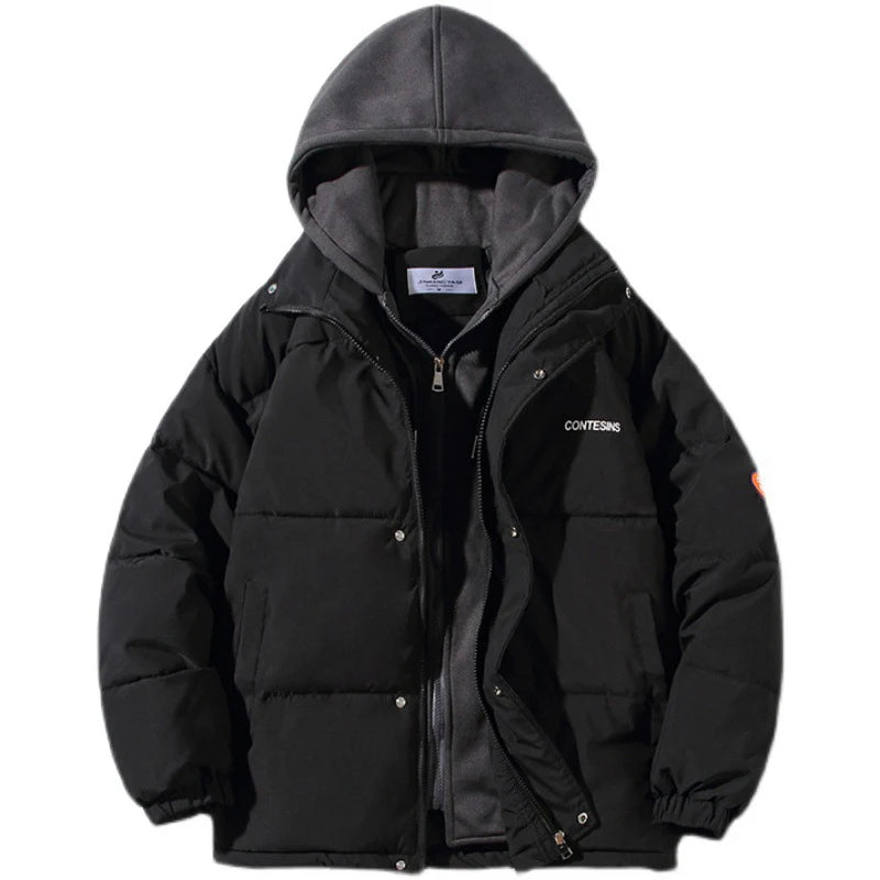 2025 Women's Winter Quilted Jacket Overcoat Thick Cotton Padded Coat Female Oversized  Loose Oversize Coats Hooded Short Parkas