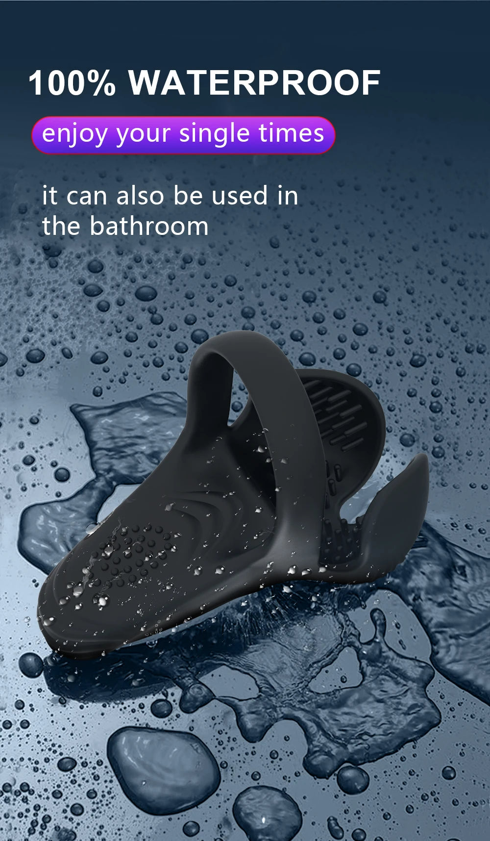 Vibrating Cock Penis Ring Testicle Massager Perineum Scrotum Stimulator Prostate Vibrator Delay EjaculationSex Toys for Men