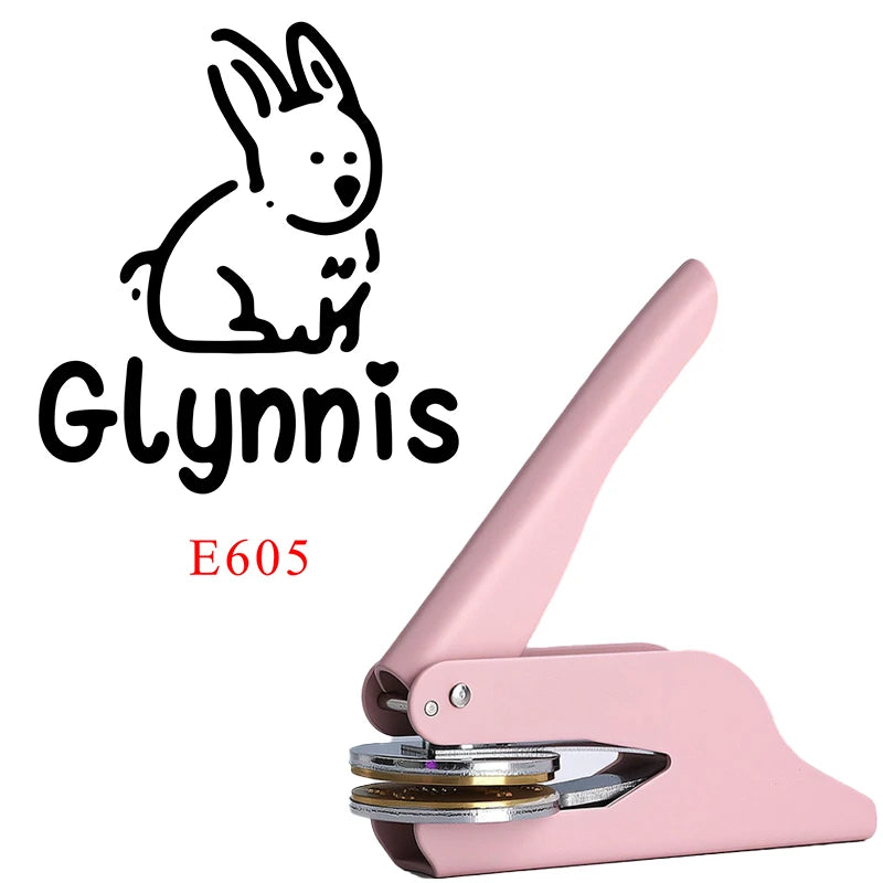 Custom Embosser Stamp LOGO DIY Personalized Book Embosser Seals for Letter Head Wedding Envelope Graduation Christmas Decoration