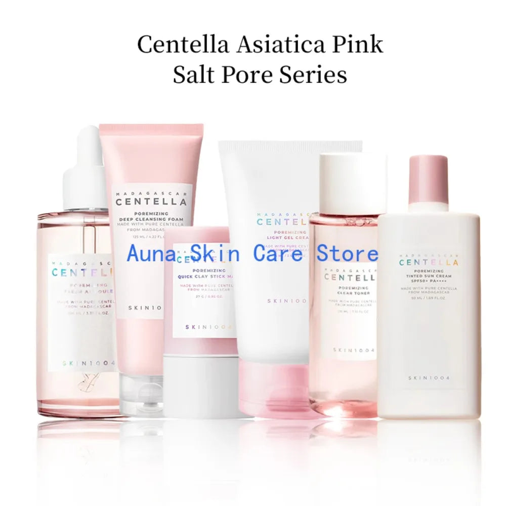 Skin1004 Centella Asiatica Skin Care Korean Set Moisturizing Toner Essence Sunscreen Cleanser Makeup Remover Oil Essence