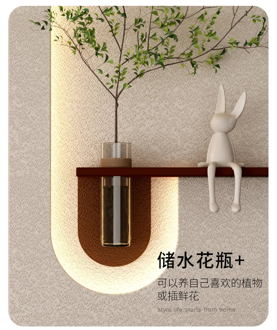 Jiasijia 2024 vase hydroponic decorative painting cream wind porch physical three-dimensional decorative