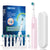 Smart Electric Toothbrush Rechargeable Tooth Brush 5 Mode Smart Timer Teeth Clean Electric Teethbrush with 8 Teethbrush Heads