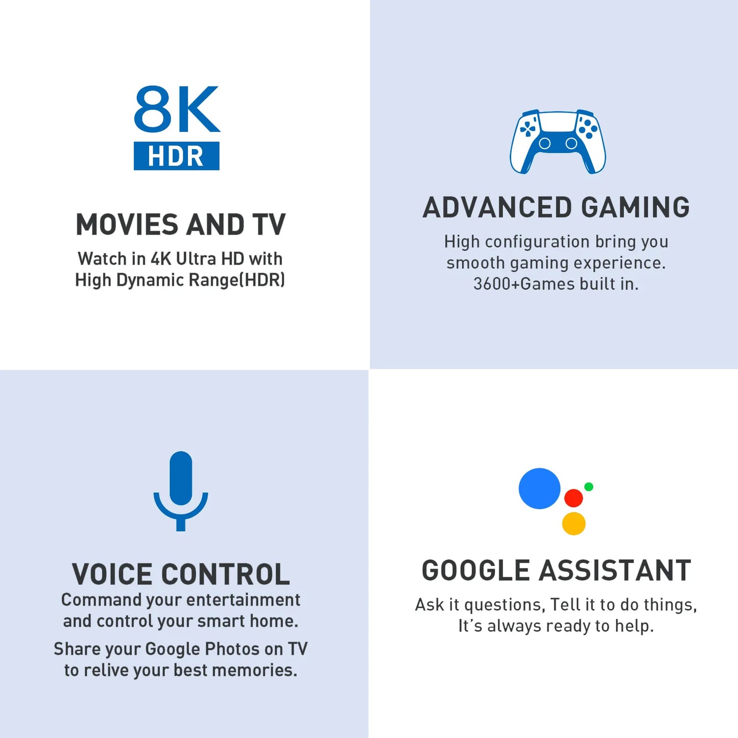 TV Game Box Retro Video Game Console Built in 20000+ Games Game Box  for Android TV Smart 2.4G 5G Wifi with Wireless Gamepad