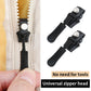 3-12PC Universal Zipper Repair Kit Quick Instant Replacement Zipper Head For Jacket Bag Coat Zippers Head DIY Sew Repair Tools