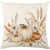 Thanksgiving Harvest Festival Throw Pillow Cover 18x18in with Straw and Pumpkin Pattern for Fall Thanksgiving Decor Living Room